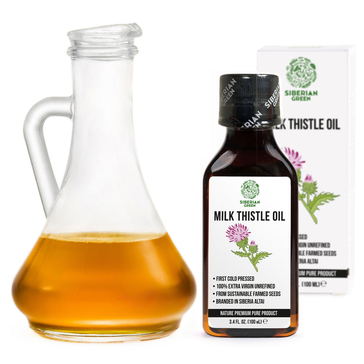 Milk Thistle Seed Oil – All Natural, Cold Pressed and Organic