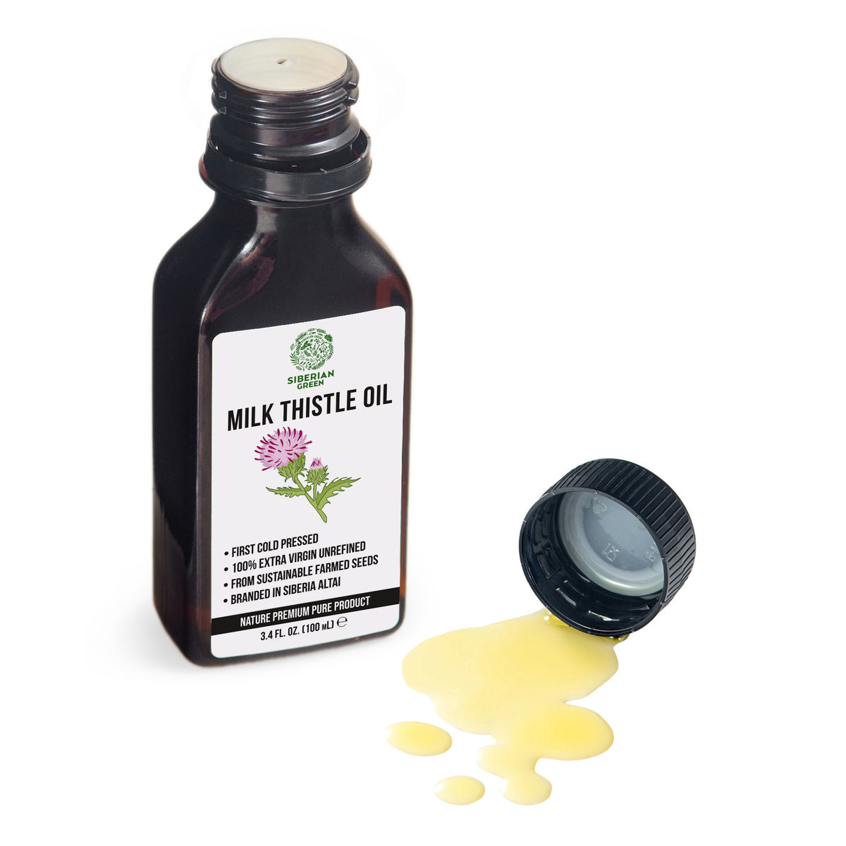 Milk Thistle Seed Oil – All Natural, Cold Pressed and Organic
