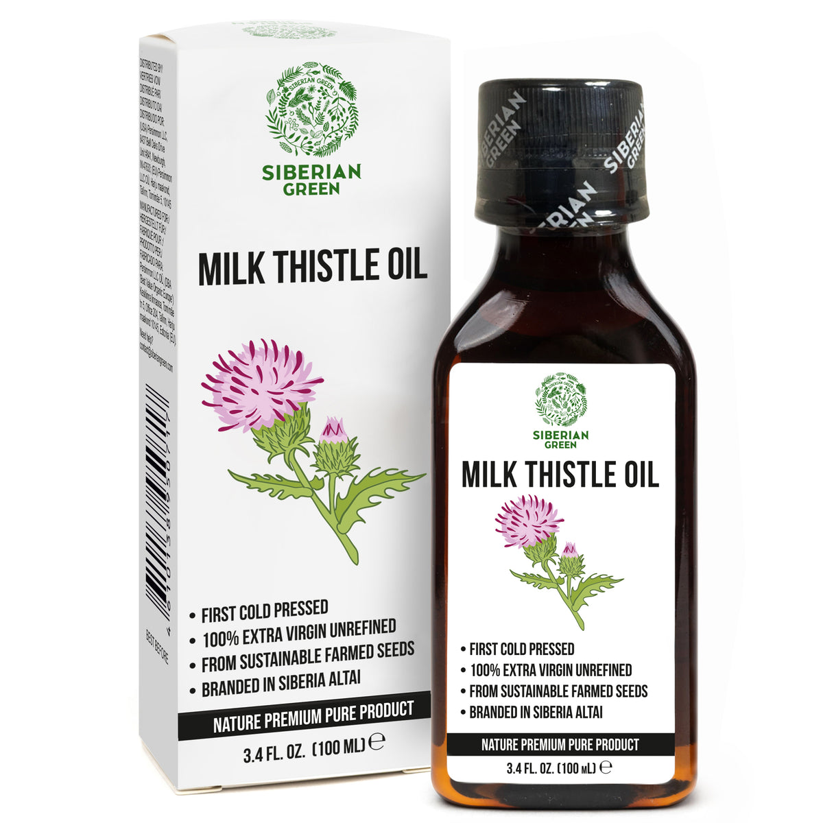 Milk Thistle Seed Oil – All Natural, Cold Pressed and Organic