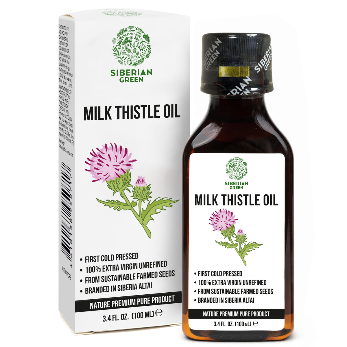 Milk Thistle Seed Oil – All Natural, Cold Pressed and Organic