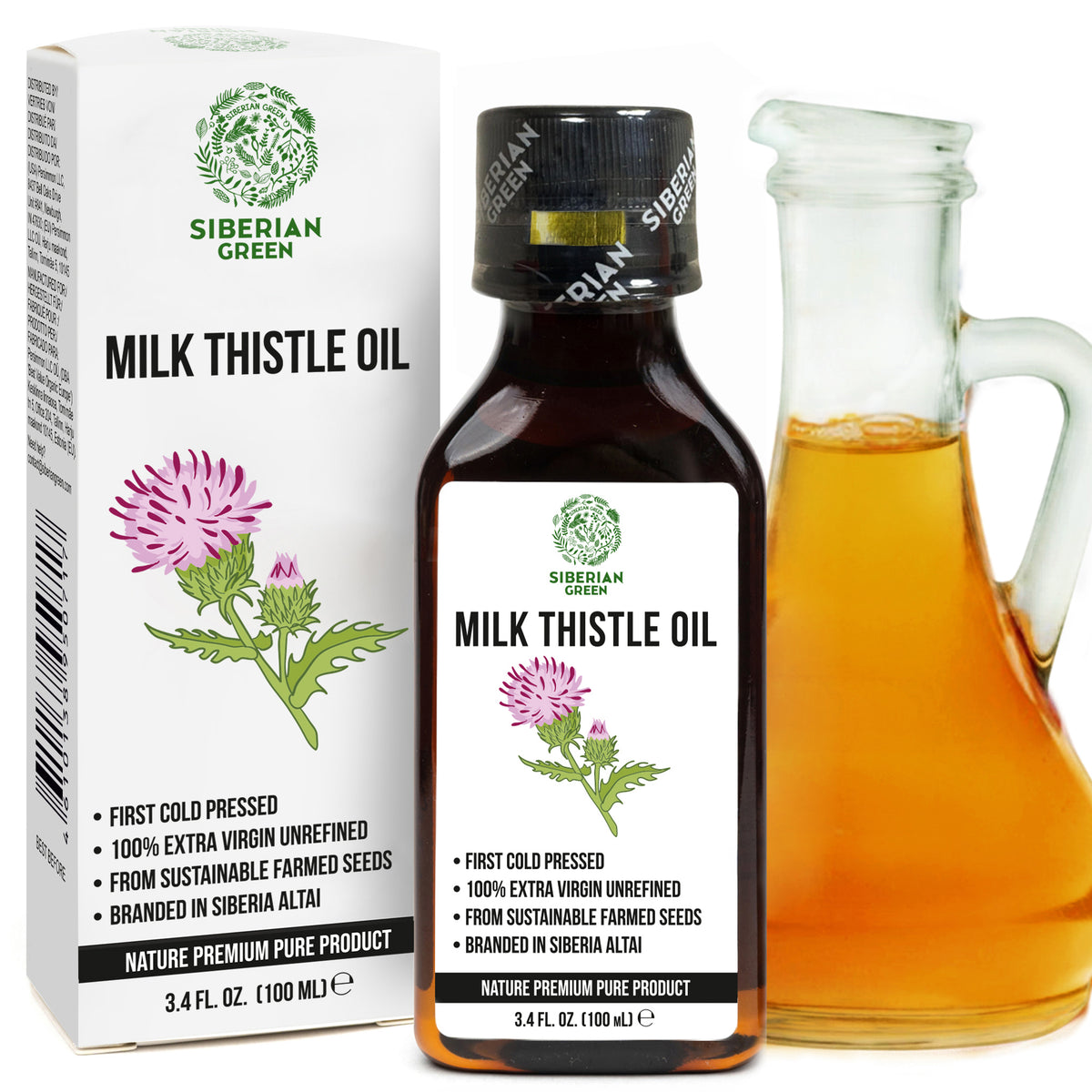 Milk Thistle Seed Oil – All Natural, Cold Pressed and Organic