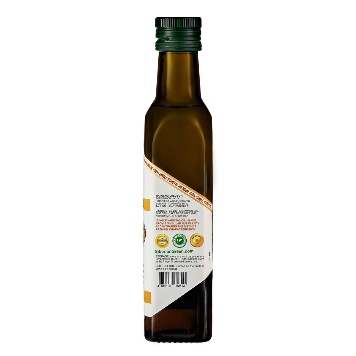 Organic Pine Nut Oil – Cold Pressed 250ml Single Varietal Premium