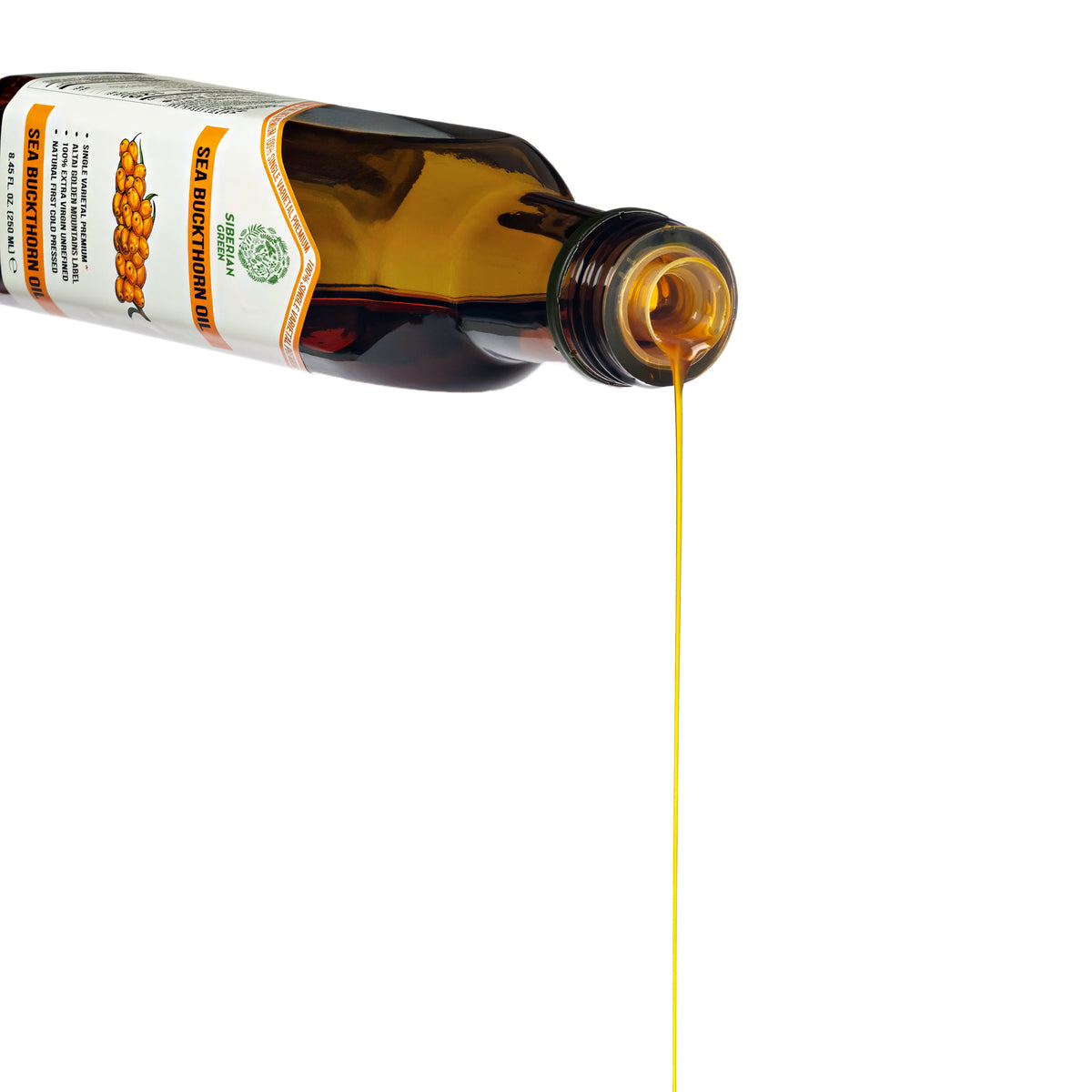 Organic Sea Buckthorn Oil – Cold Pressed 250ml Single Varietal Premium