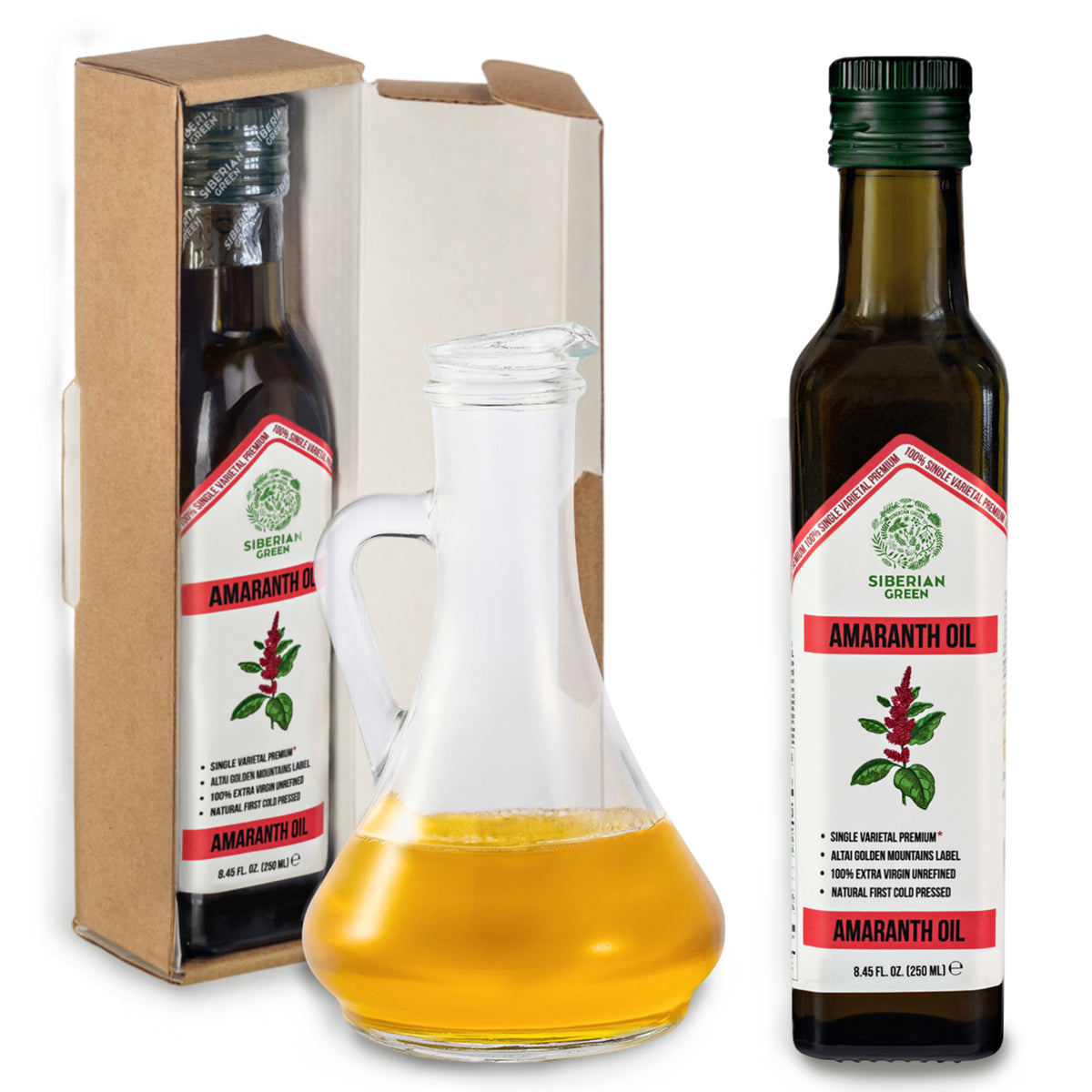 Organic Amaranth Oil – Cold Pressed 250ml Single Varietal Premium