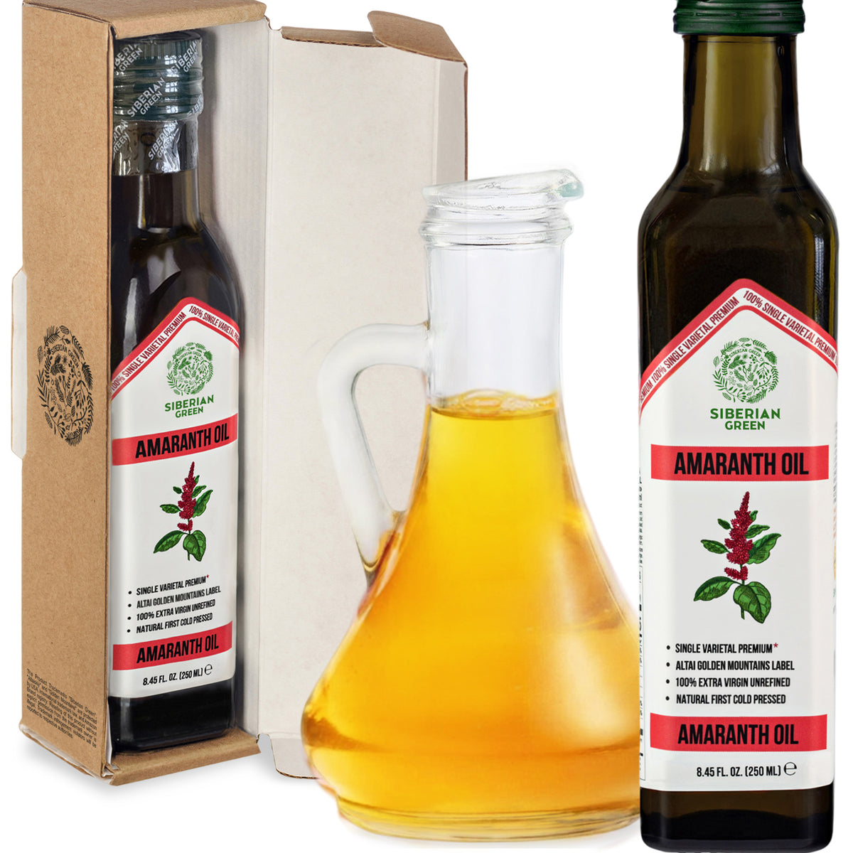 Organic Amaranth Oil – Cold Pressed 250ml Single Varietal Premium