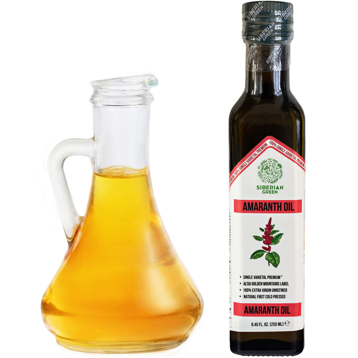 Organic Amaranth Oil – Cold Pressed 250ml Single Varietal Premium