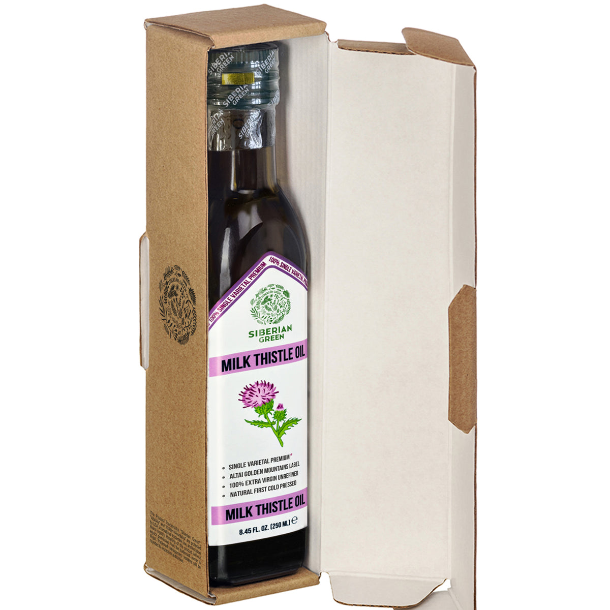 Organic Milk Thistle Oil – Cold Pressed 250ml Single Varietal Premium