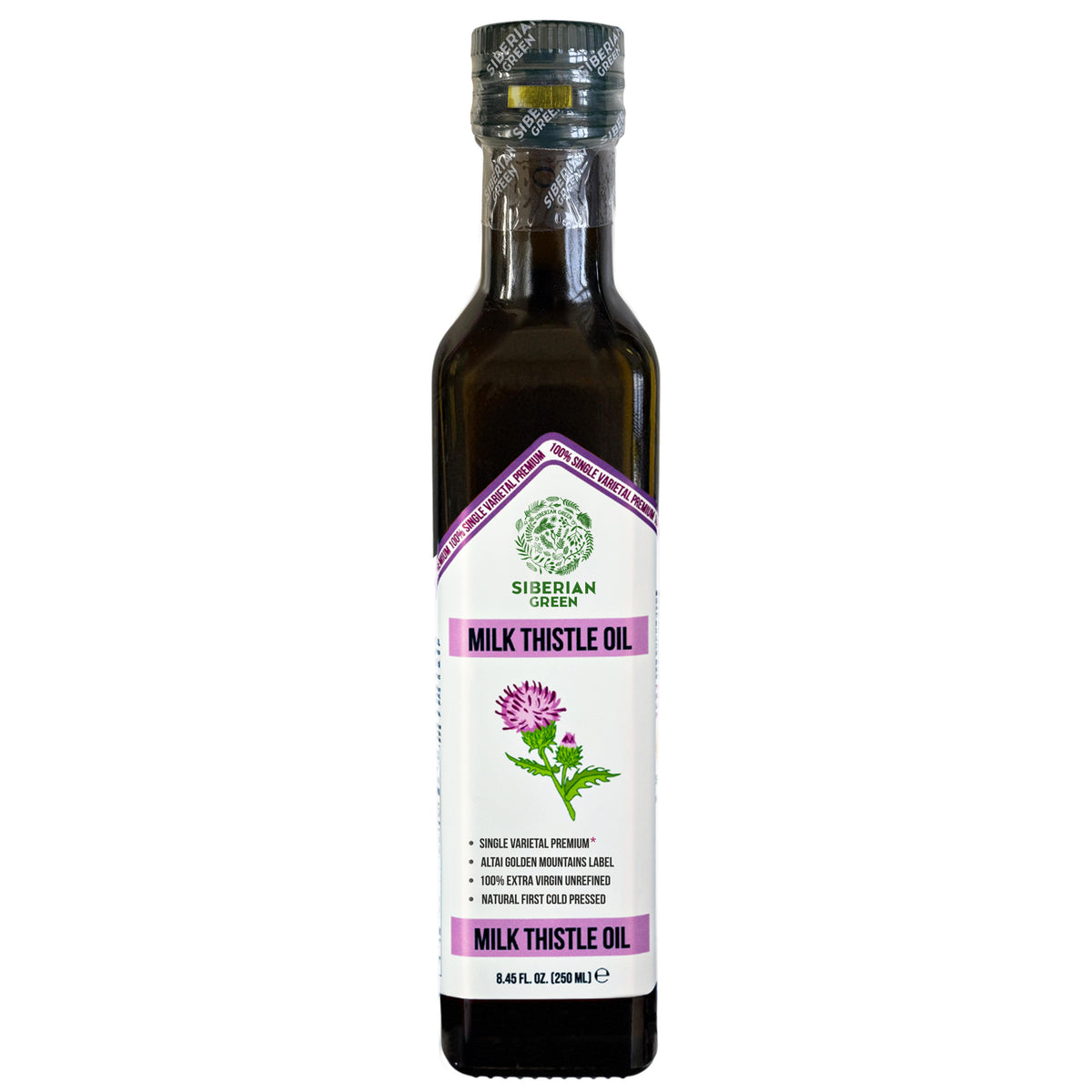 Organic Milk Thistle Oil – Cold Pressed 250ml Single Varietal Premium