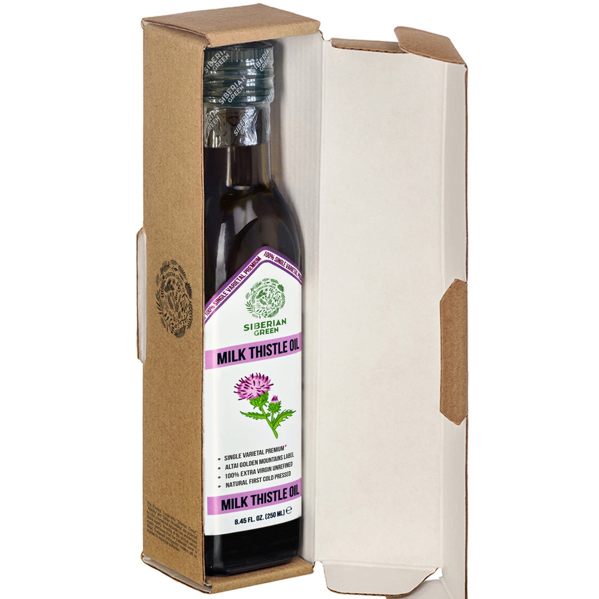 Organic Milk Thistle Oil – Cold Pressed 250ml Single Varietal Premium