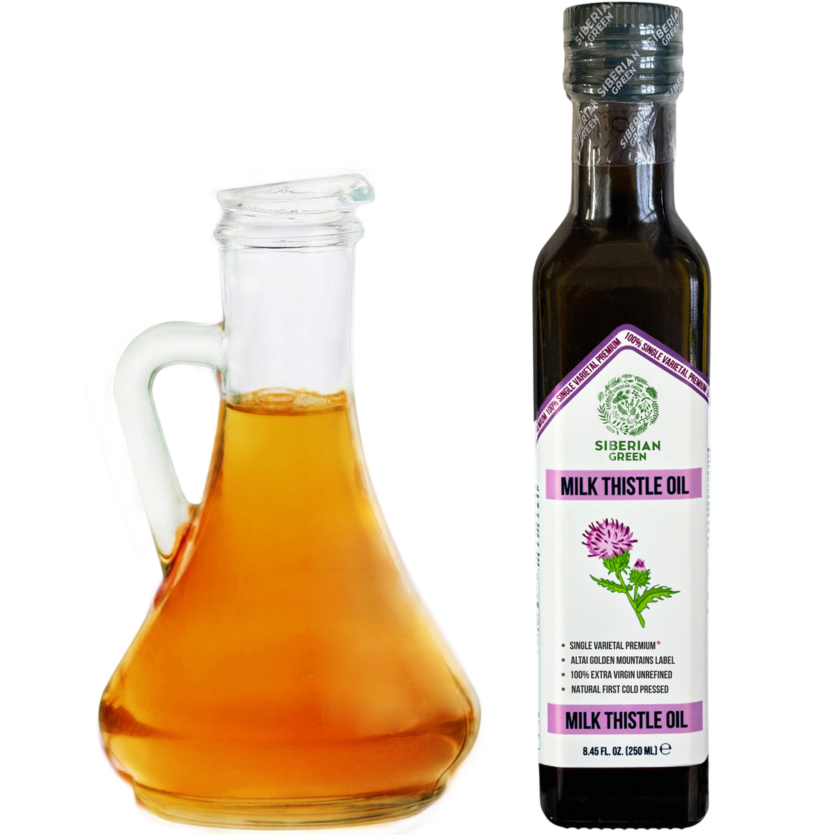Organic Milk Thistle Oil – Cold Pressed 250ml Single Varietal Premium