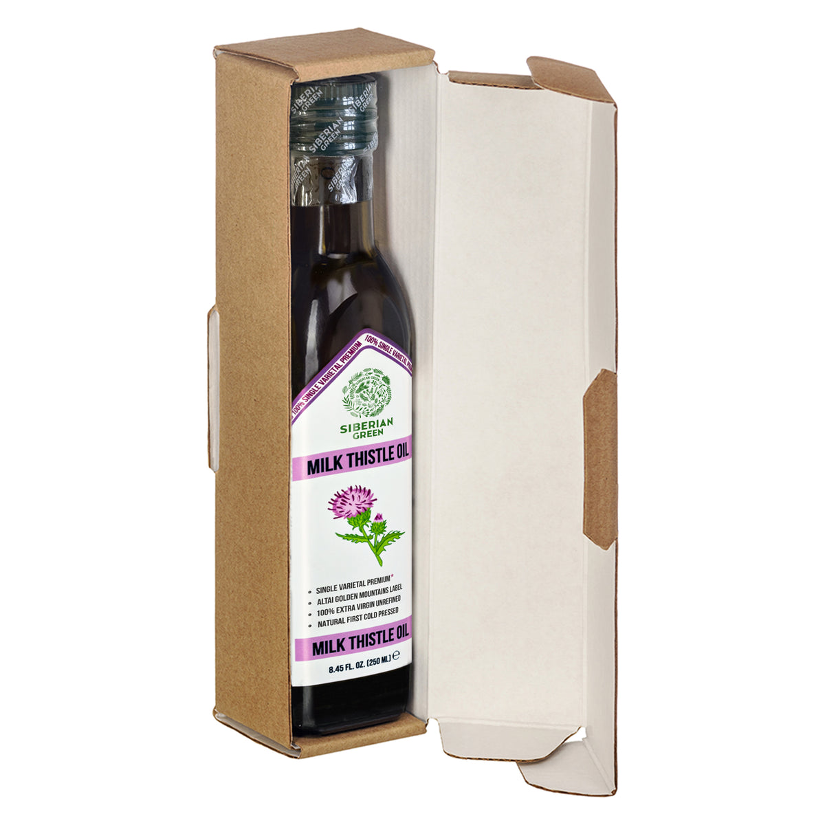 Organic Milk Thistle Oil – Cold Pressed 250ml Single Varietal Premium