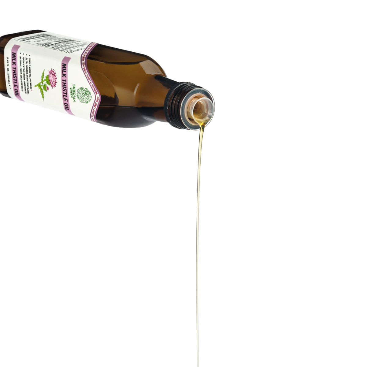 Organic Milk Thistle Oil – Cold Pressed 250ml Single Varietal Premium