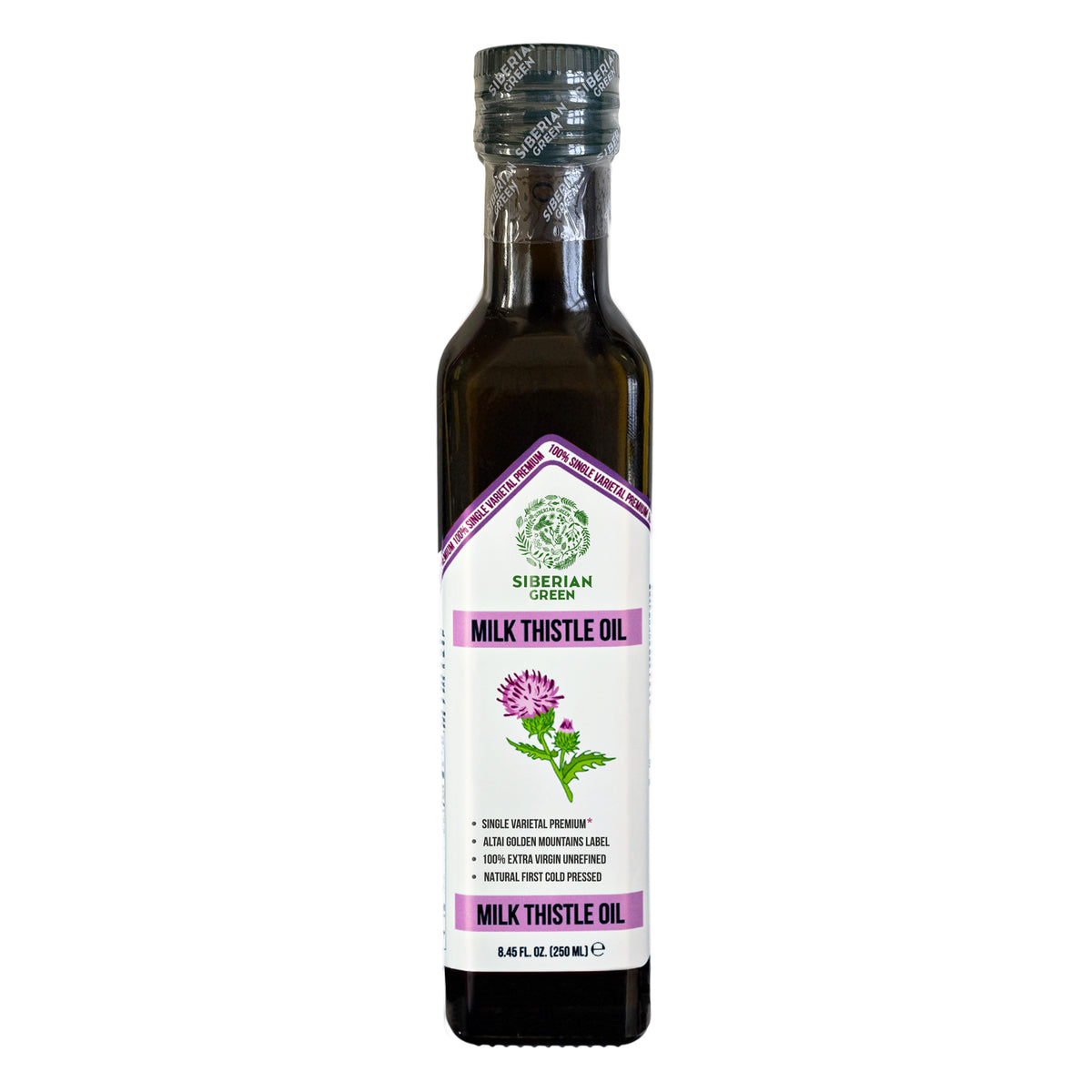 Organic Milk Thistle Oil – Cold Pressed 250ml Single Varietal Premium