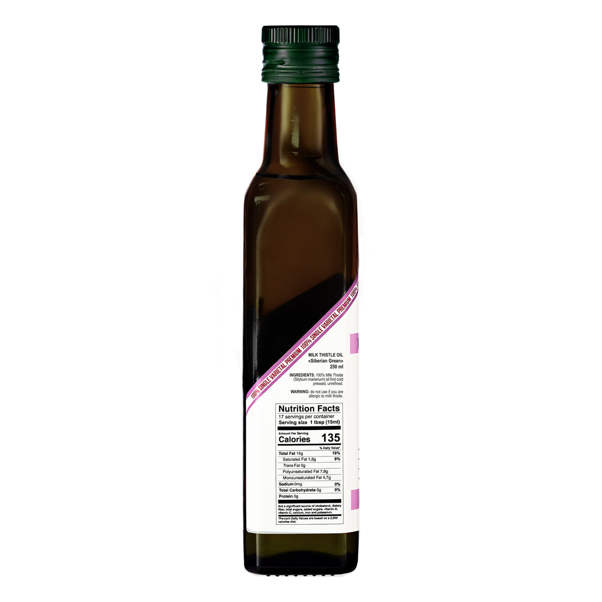 Organic Milk Thistle Oil – Cold Pressed 250ml Single Varietal Premium