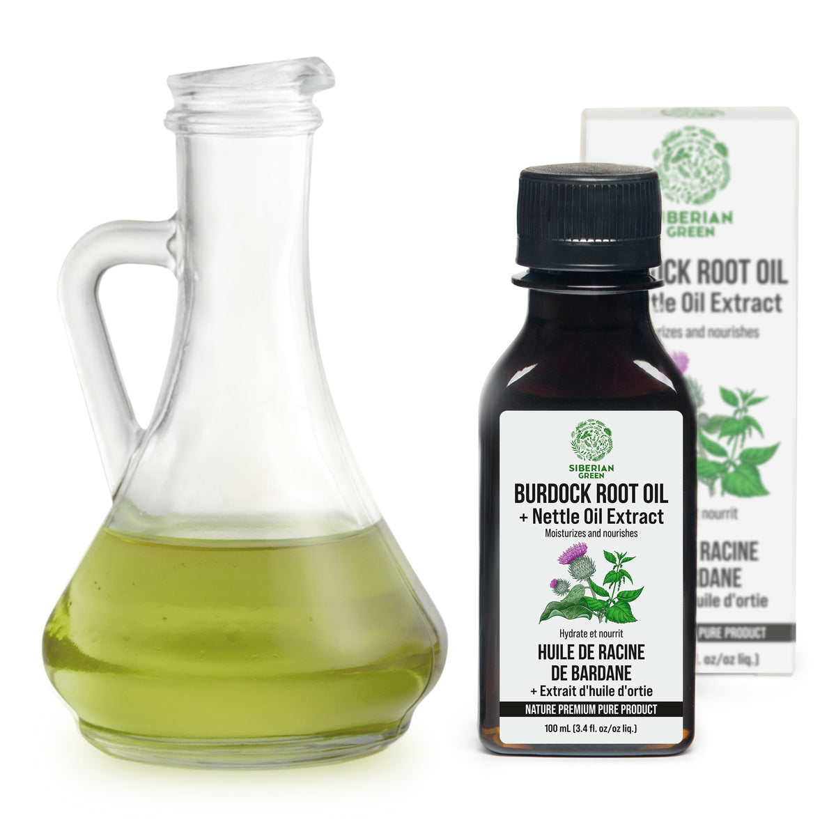 Huile de bardane et d’ortie – Une nouvelle approche des soins capillaires au Canada