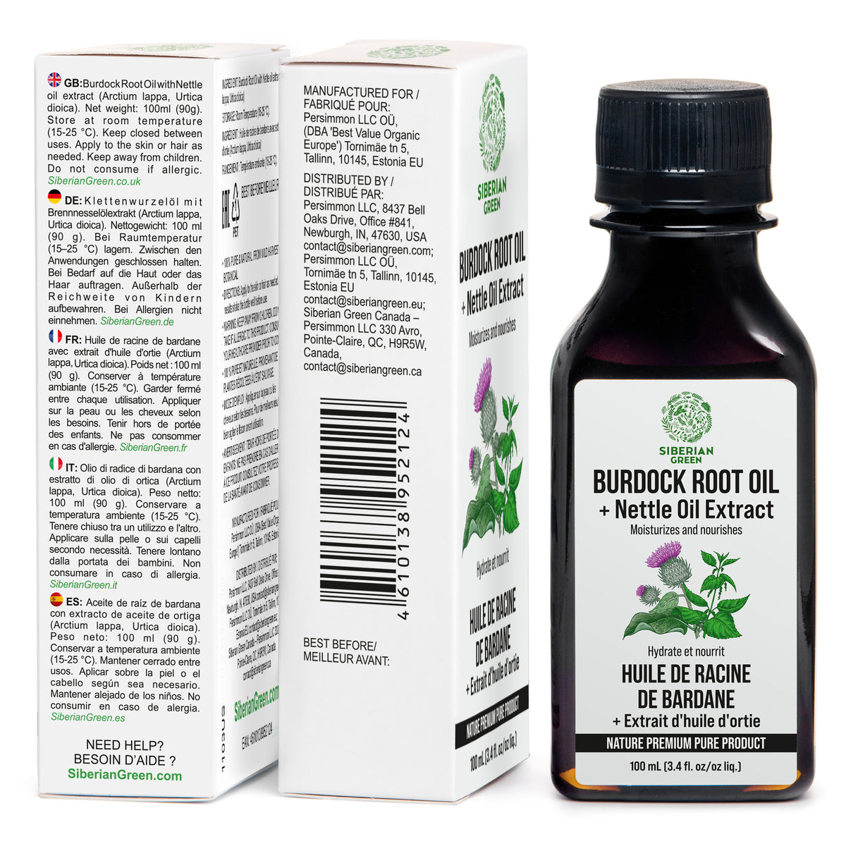 Huile de bardane et d’ortie – Une nouvelle approche des soins capillaires au Canada