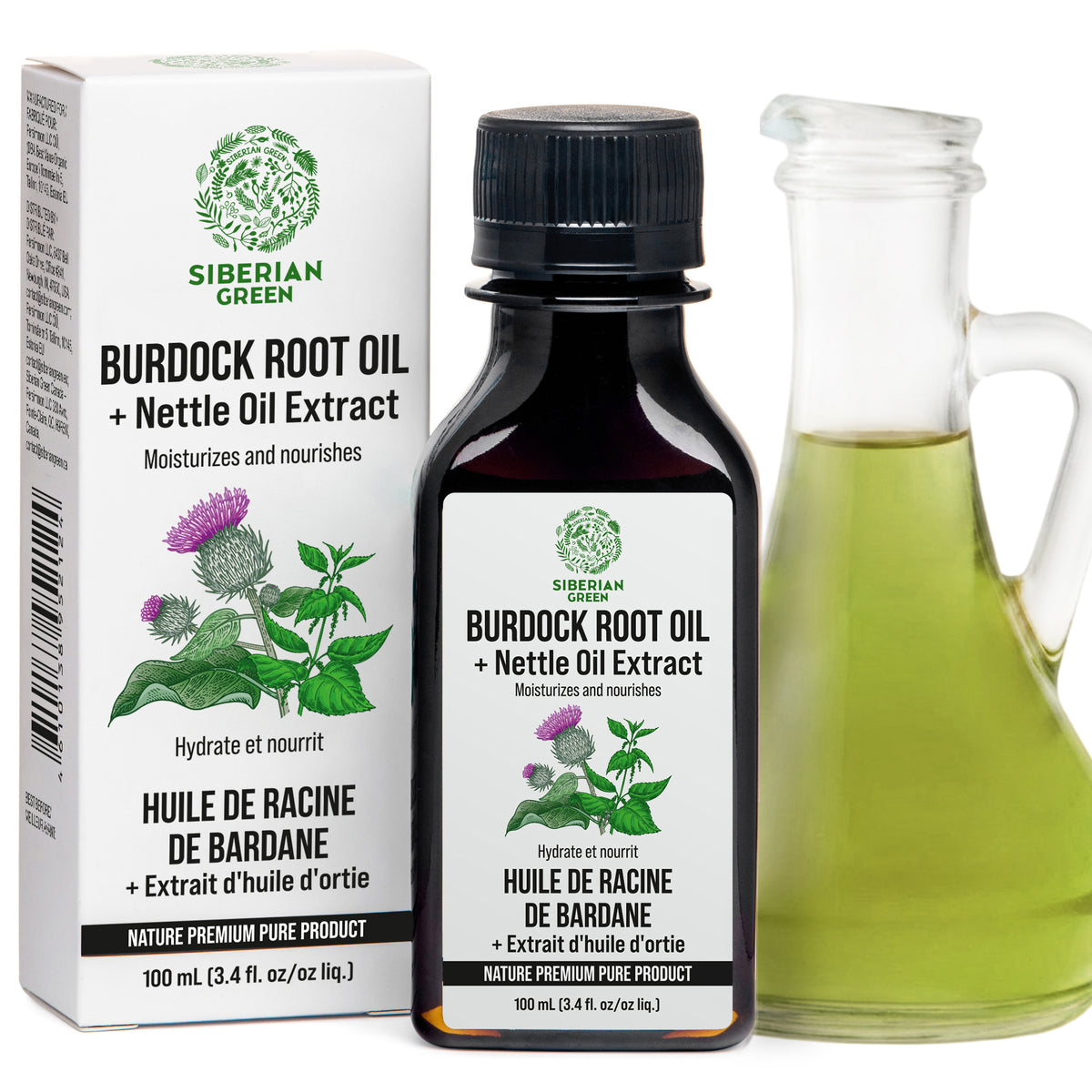Huile de bardane et d’ortie – Une nouvelle approche des soins capillaires au Canada
