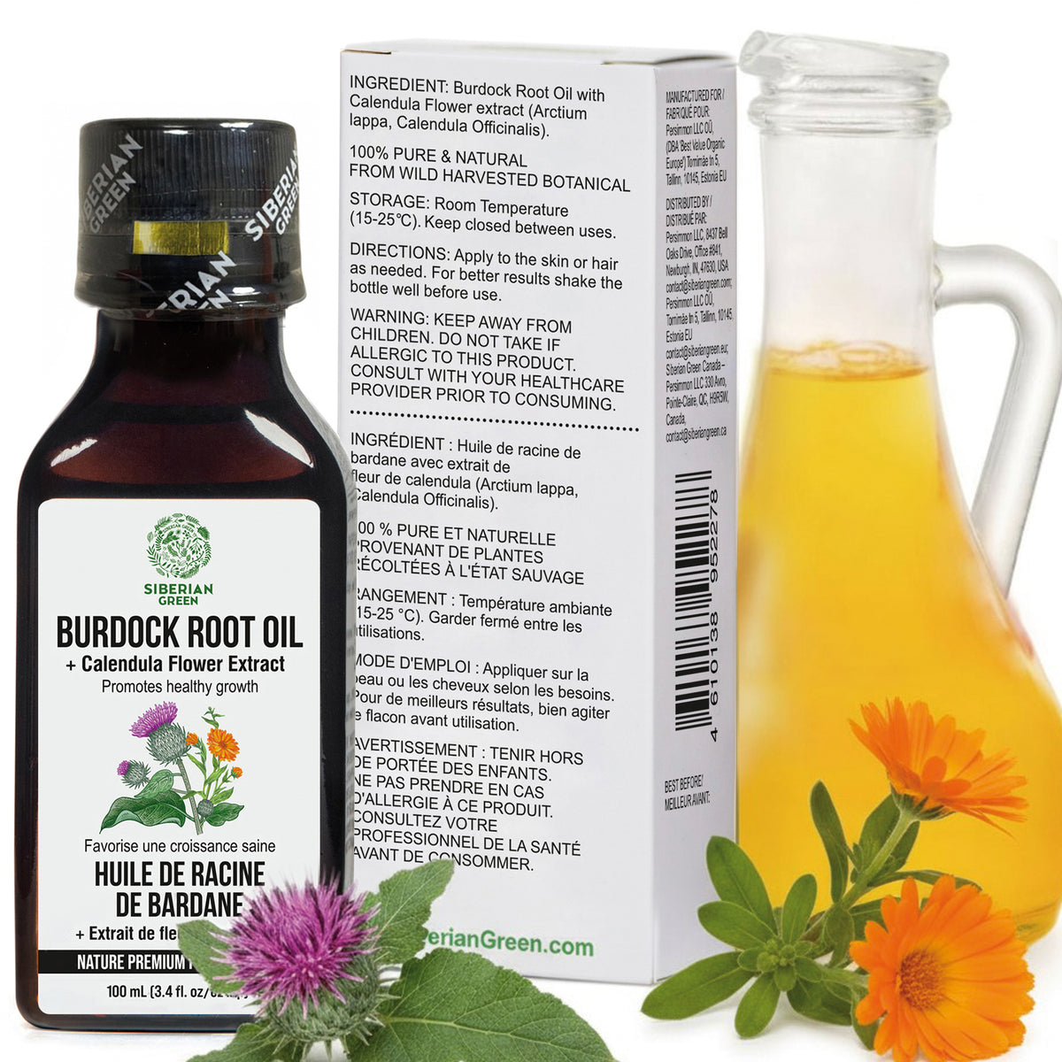 Burdock Oil with Calendula Extract – Natural Care for Stronger, Healthier Hair