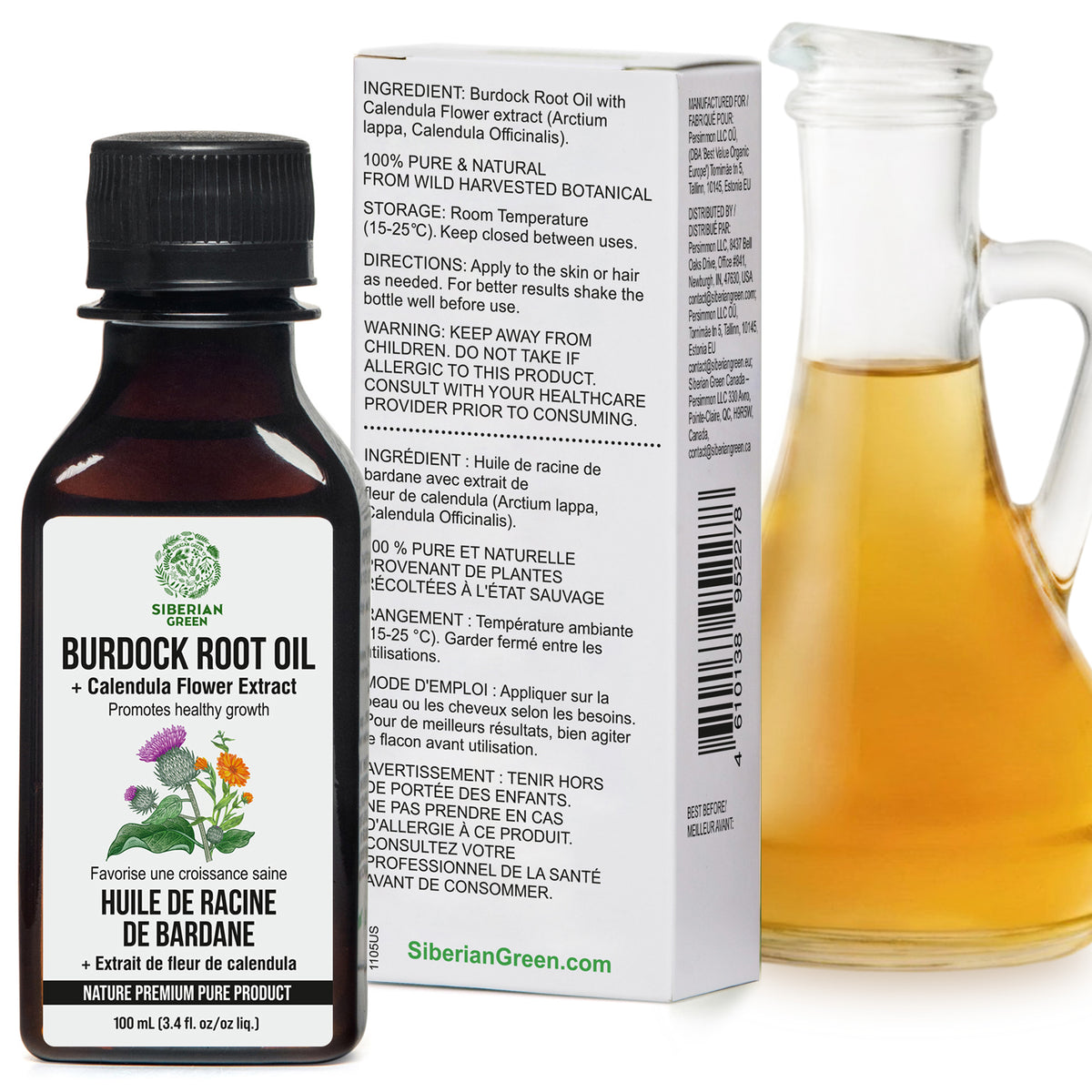 Burdock Oil with Calendula Extract – Natural Care for Stronger, Healthier Hair