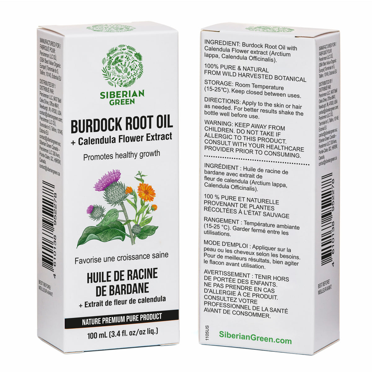 Burdock Oil with Calendula Extract – Natural Care for Stronger, Healthier Hair