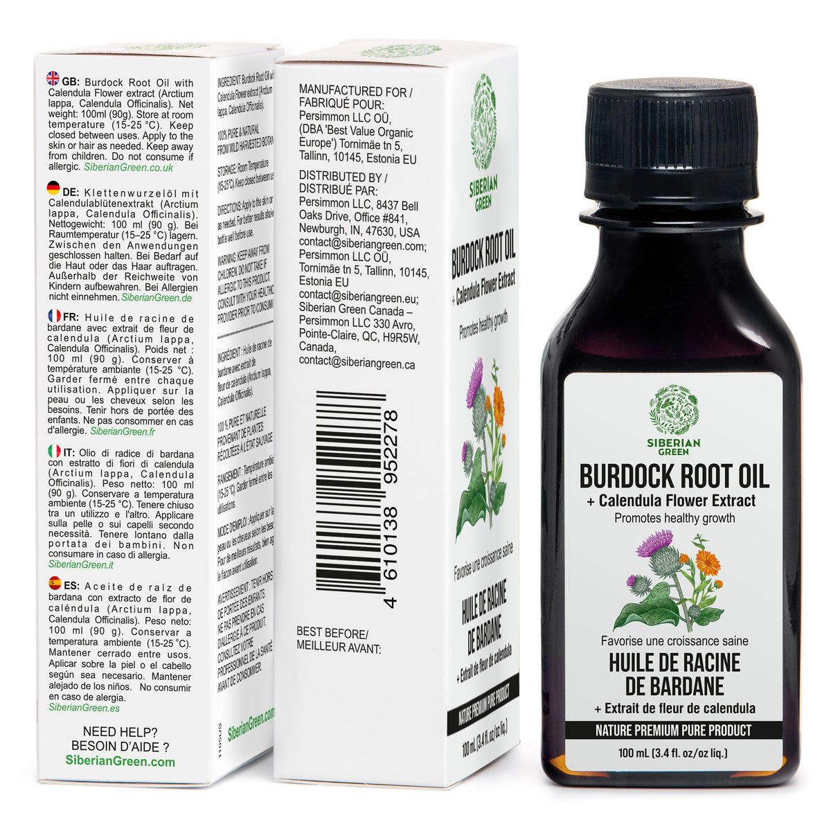 Burdock Oil with Calendula Extract – Natural Care for Stronger, Healthier Hair