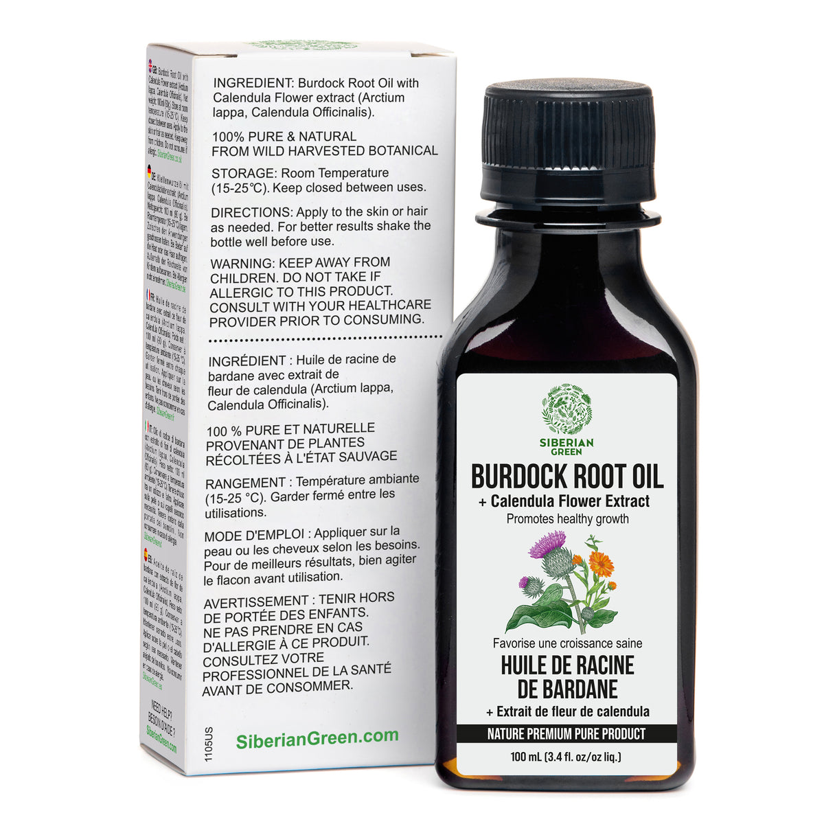 Burdock Oil with Calendula Extract – Natural Care for Stronger, Healthier Hair