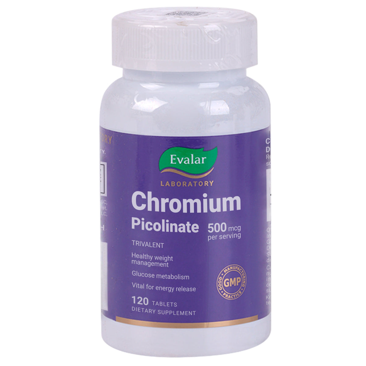 Evalar Chromium Picolinate 500 mcg – 120 Tablets
