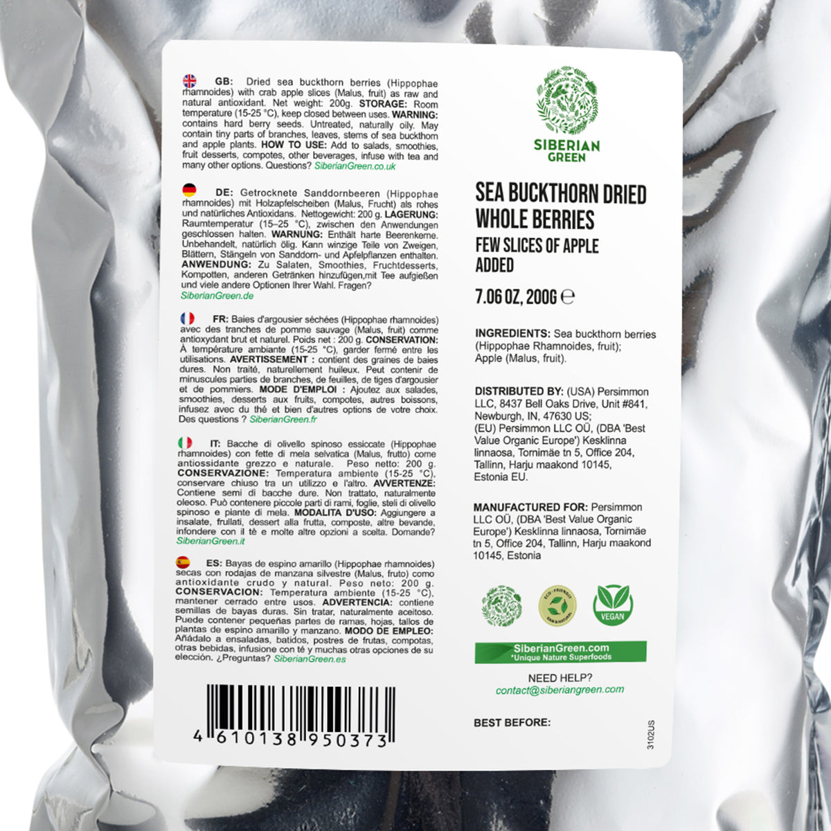 Dried Rosehips with Siberian Apples – Natural rich Antioxidants