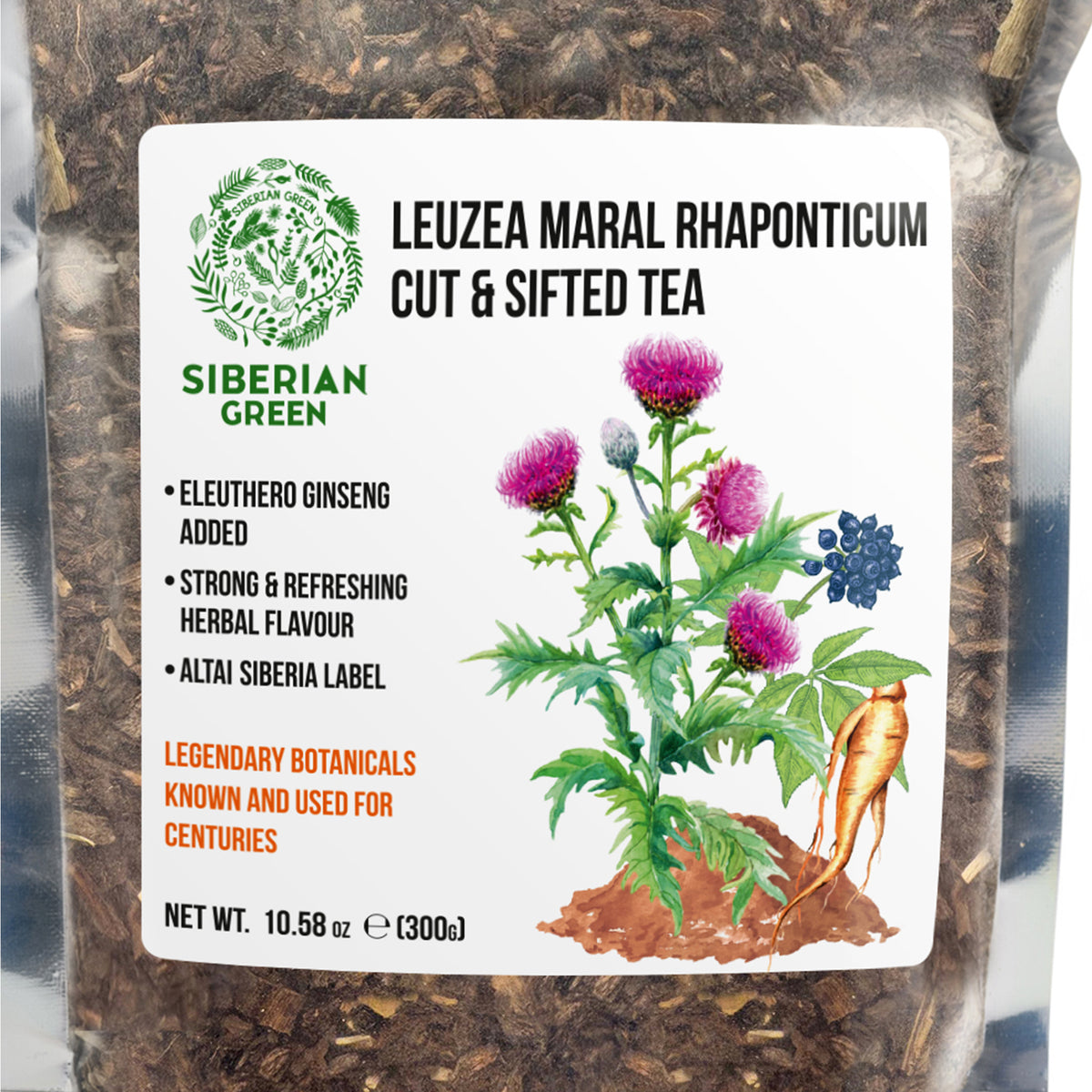 Maral Root Powder with Siberian Ginseng – 300g (10.58 oz)