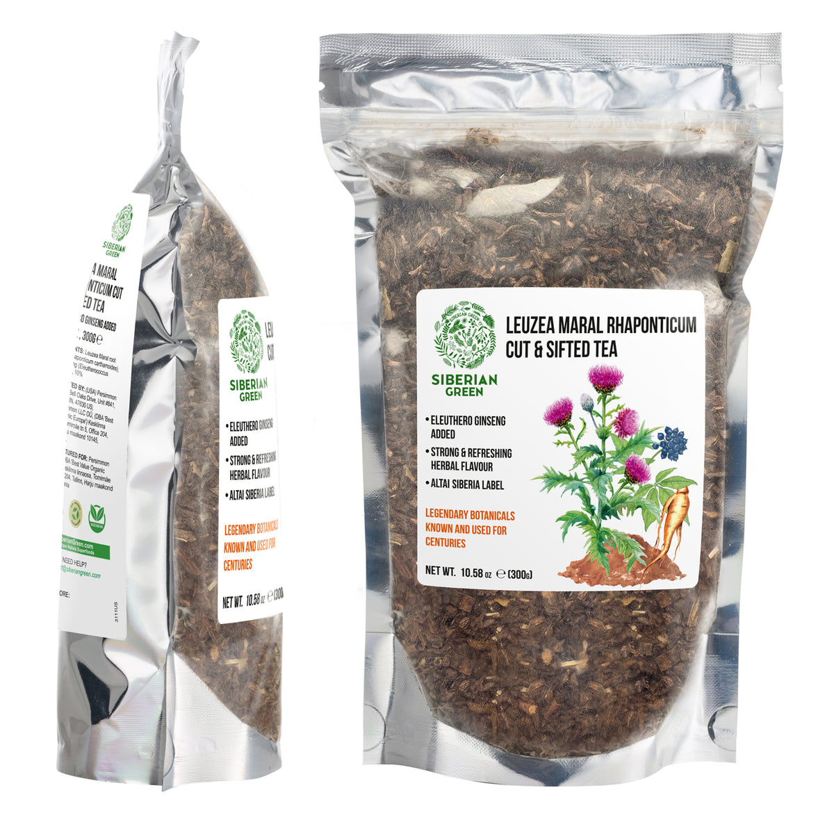 Maral Root Powder with Siberian Ginseng – 300g (10.58 oz)