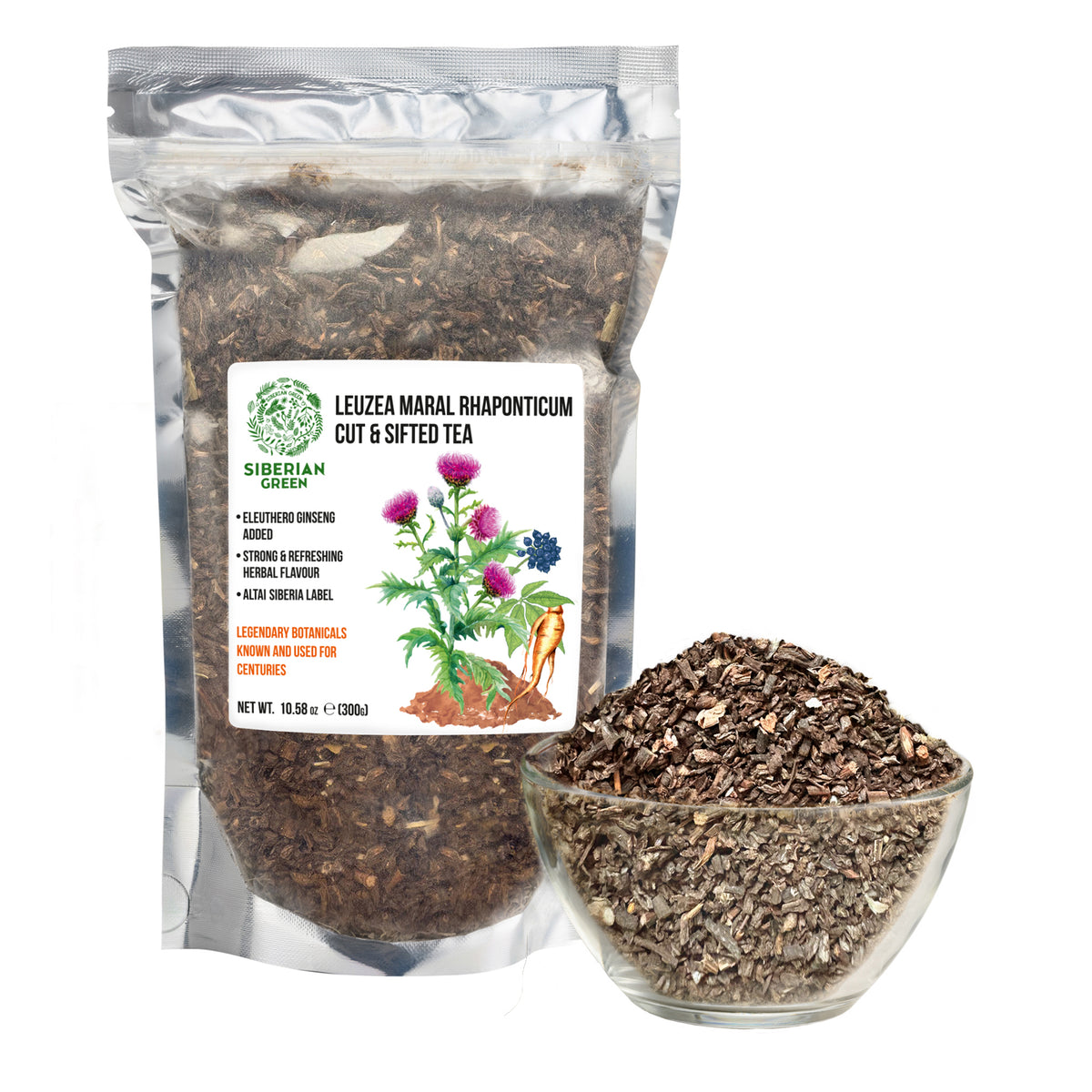 Maral Root Powder with Siberian Ginseng – 300g (10.58 oz)