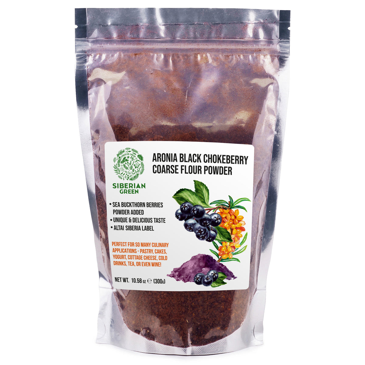 Aronia Berry Powder with Sea Buckthorn – 200g