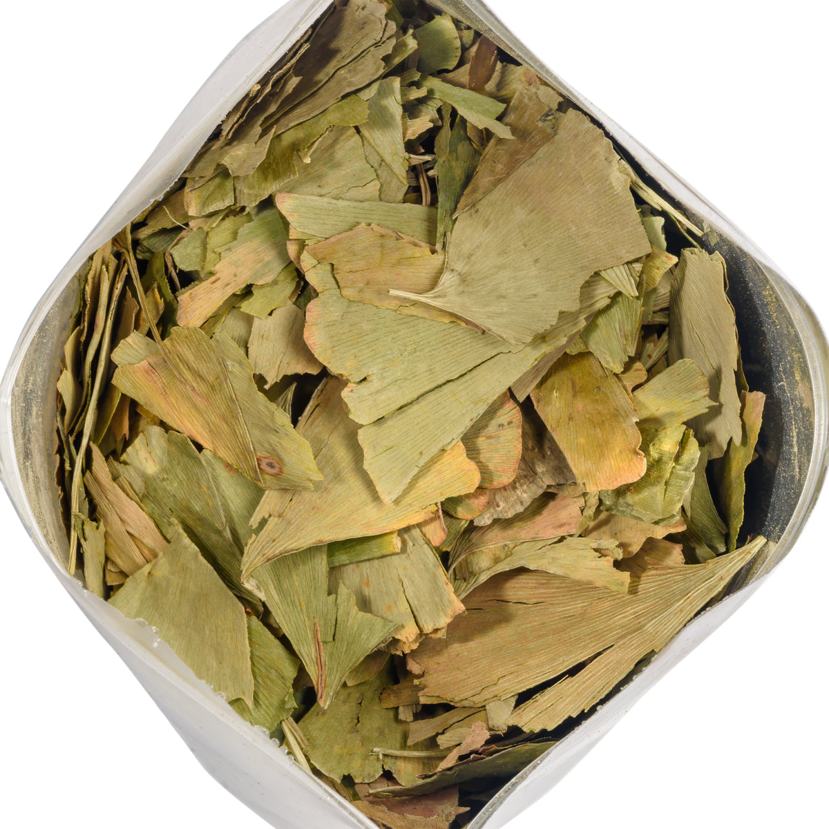 Feuilles coupées et tamisées de Ginkgo Biloba vert de Sibérie 200 g (7,06 oz) – 100 % thé Biloba en vrac de qualité supérieure, récolte sauvage pure et saine