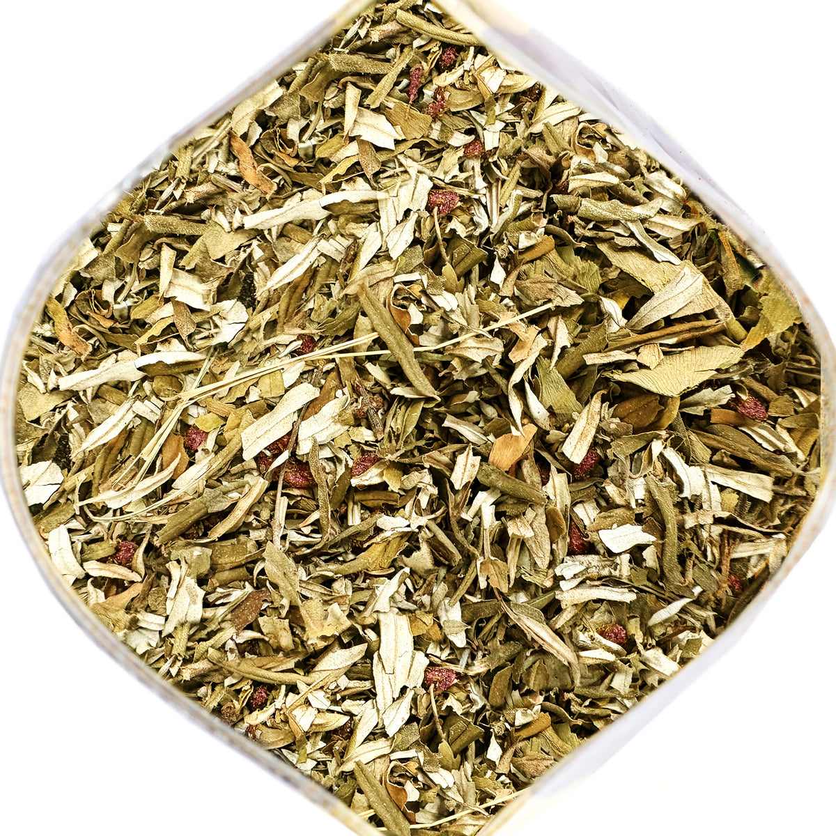 Thé à l'argousier vert de Sibérie 100 g (3,53 oz) Feuilles séchées au soleil Hippophae récoltées à l'état sauvage dans les montagnes de l'Altaï