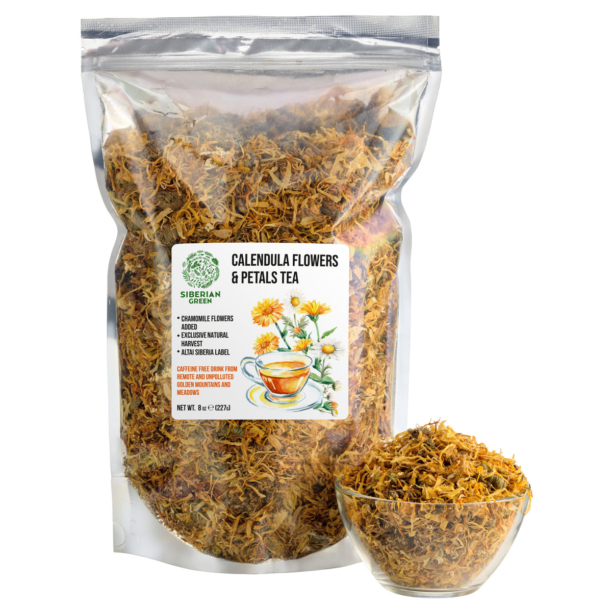 Calendula & Chamomile Flower Tea – 227g