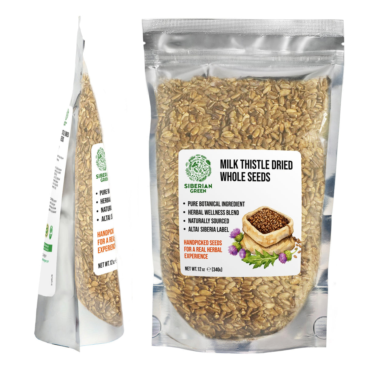 Siberian Green Milk Thistle Seeds Tea Canada Liver Support Antioxidant Rich Silybum Marianum 340 g