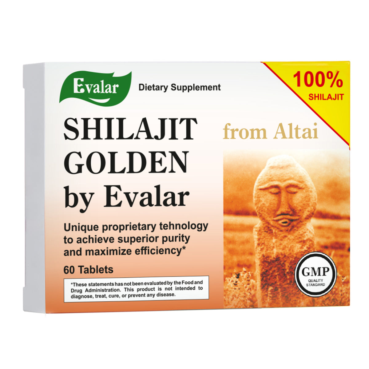 Evalar Shilajit Or Mumijo Résine 60 Caps