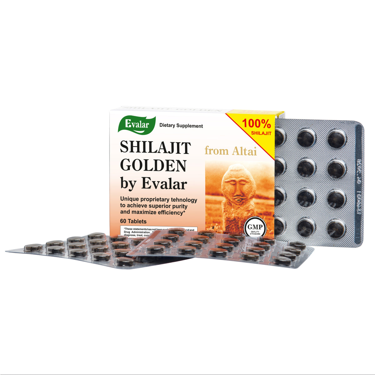 Evalar Shilajit Or Mumijo Résine 60 Caps