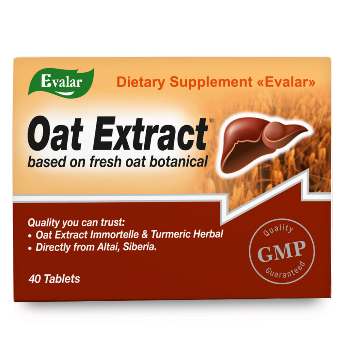 Oat Extract with Herbs by Evalar Ovesol 40 Tabs