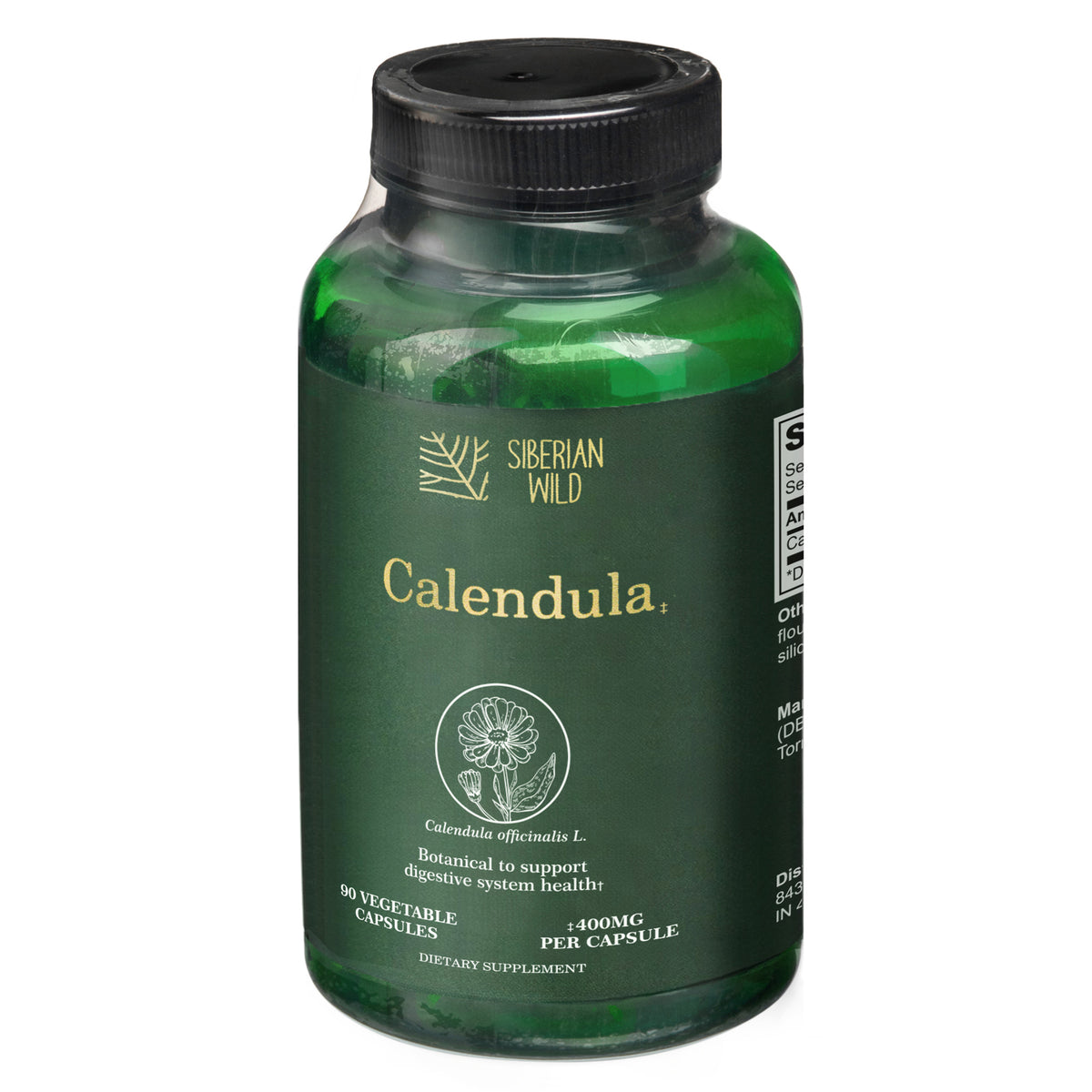 Siberian Wild Calendula Capsules - 1800mg | 90 Vegan Capsules
