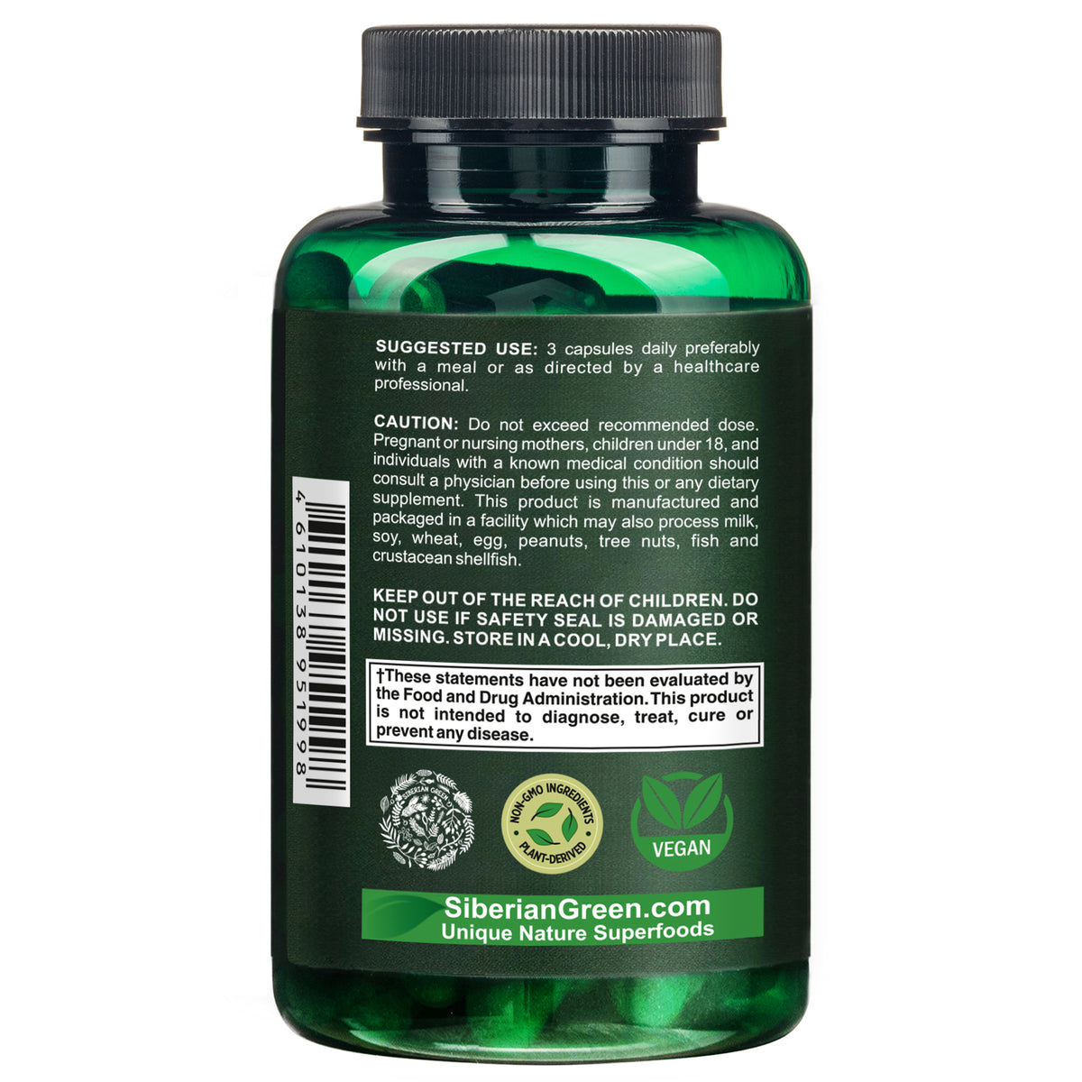 Siberian Wild Calendula Capsules - 1800mg | 90 Vegan Capsules
