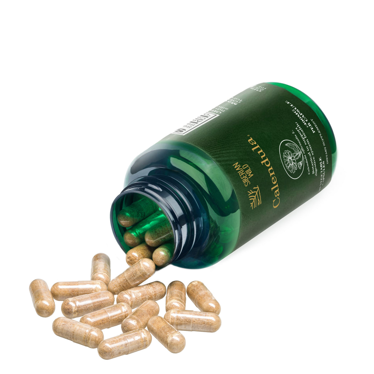 Siberian Wild Calendula Capsules - 1800mg | 90 Vegan Capsules