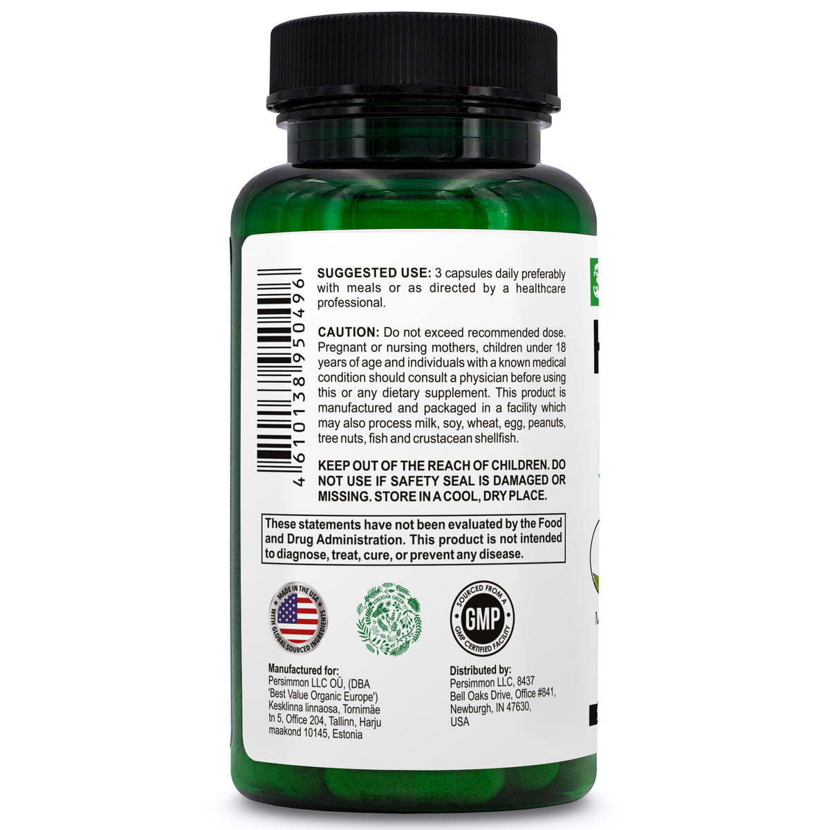 Herbal Liver Detox Vert de Sibérie 60 Caps - Chardon-Marie Artichaut Pissenlit