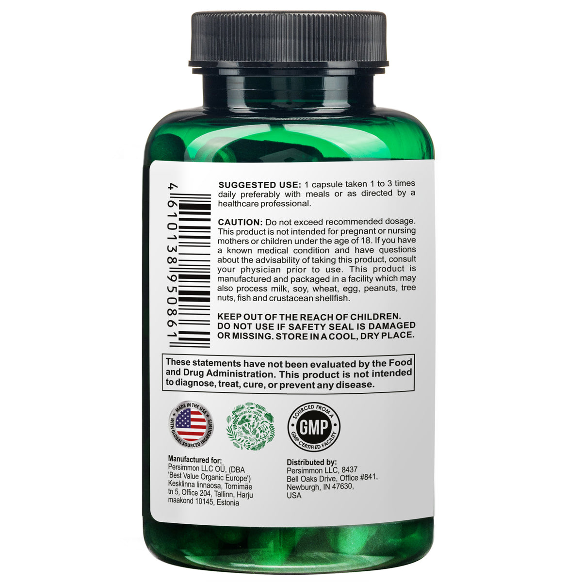 Vert de Sibérie 6 Super Probiotiques Bifido &amp; Lacto Acidophilus 120 Caps - Formule Sibérienne Traditionnelle