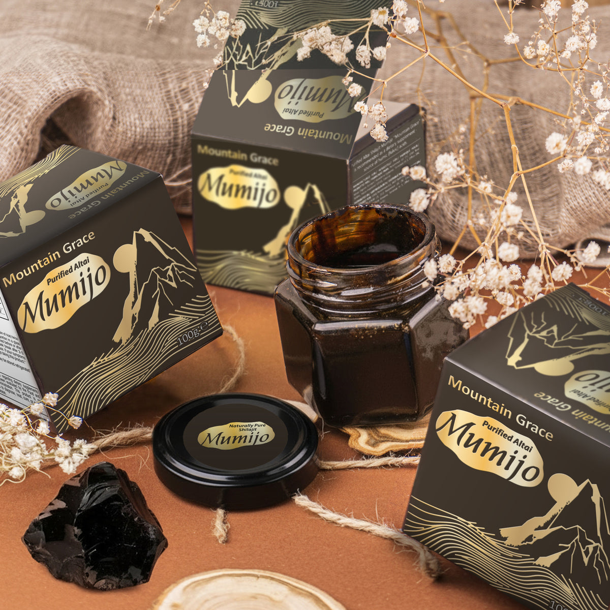 Pure Shilajit Resin – Premium Siberian Altai Shilajit for Men’s Health