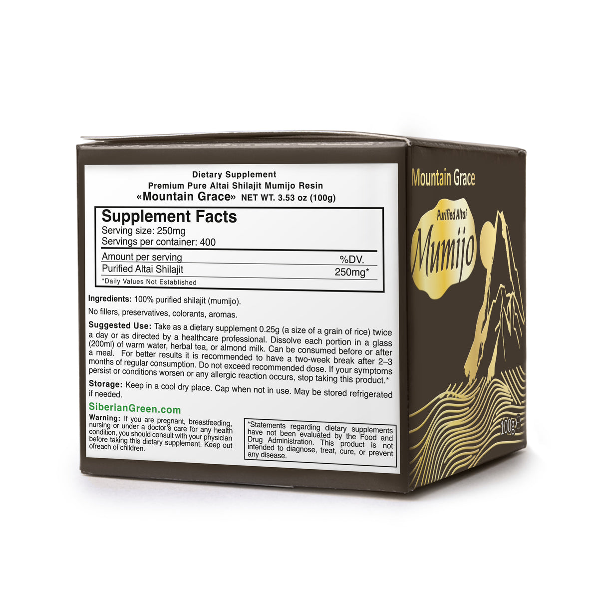Pure Shilajit Resin – Premium Siberian Altai Shilajit for Men’s Health