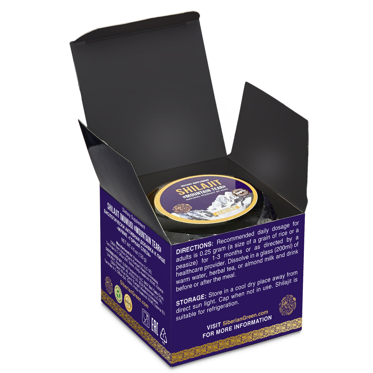 Pure Siberian Shilajit – Altai Mountain Tear (120g)