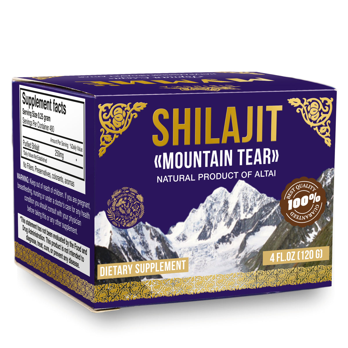 Pure Siberian Shilajit – Altai Mountain Tear (120g)