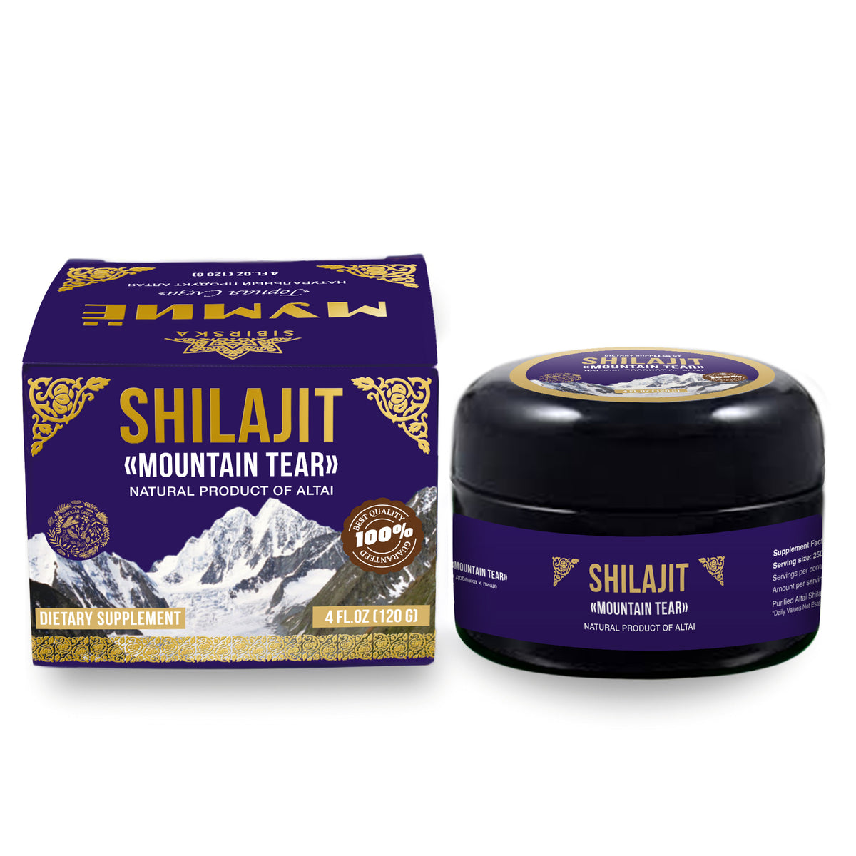 Pure Siberian Shilajit – Altai Mountain Tear (120g)