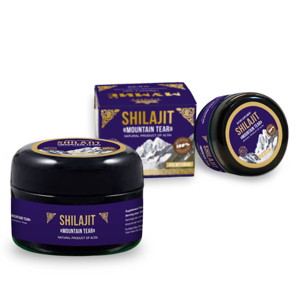 Pure Siberian Shilajit – Altai Mountain Tear (120g)